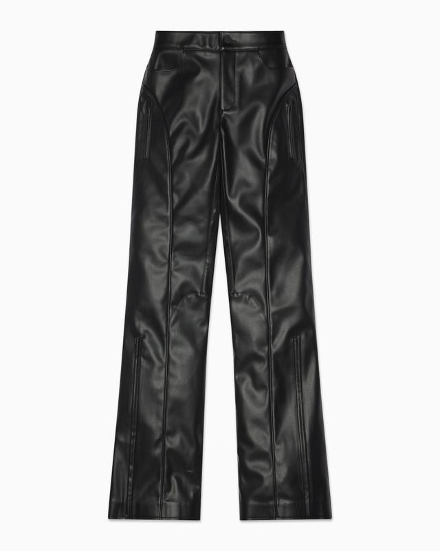 604서비스 BEADED SCHOOL LOGO TRACK PANTS IN BLACK - 위시버킷