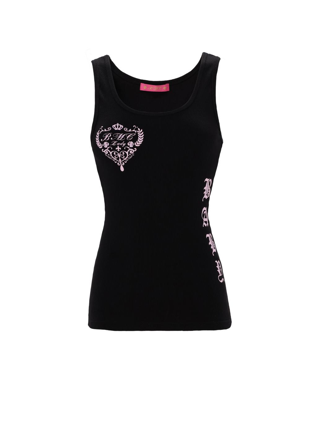 Crown key sleeveless (black)