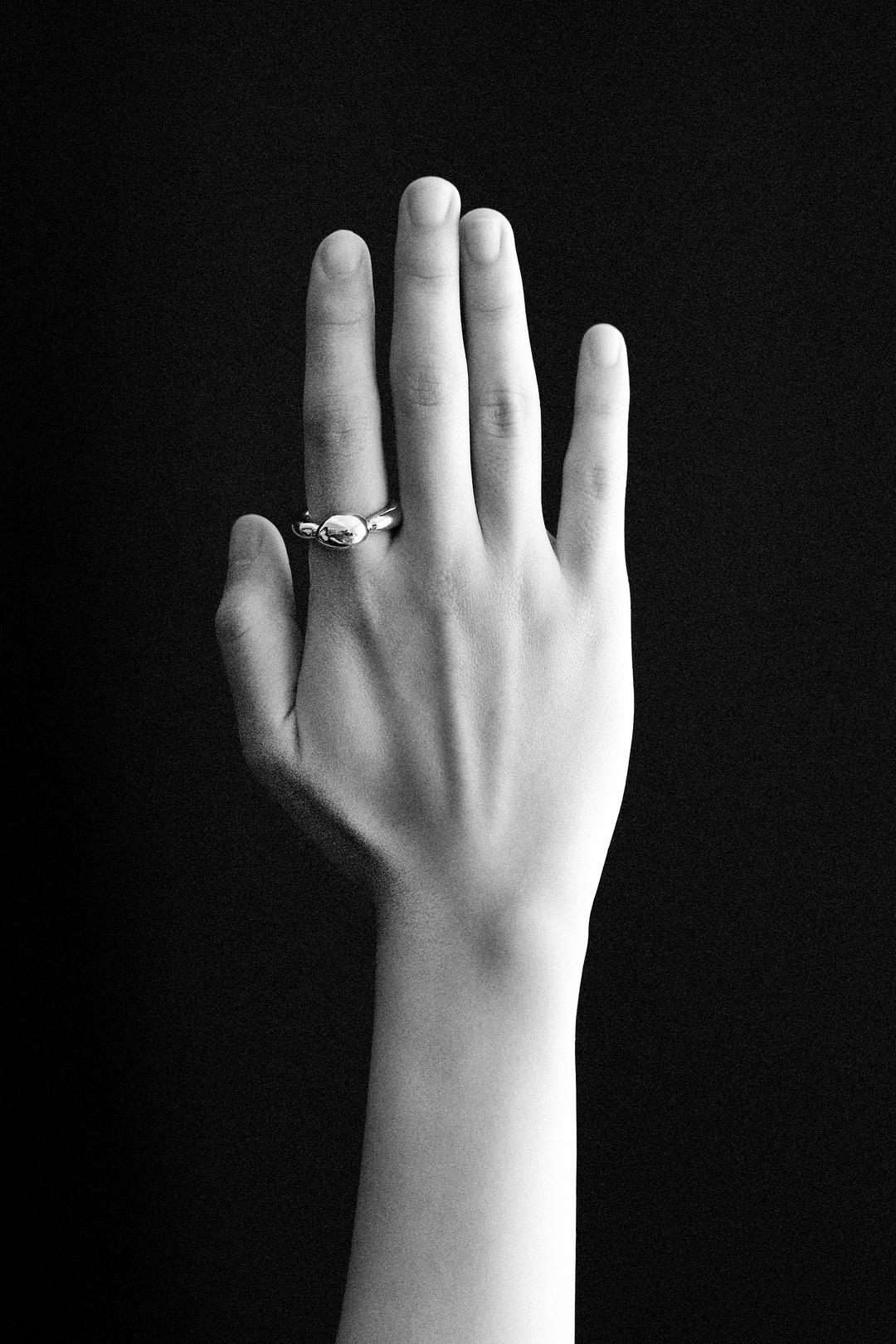 Sterling Silver Egg Ring