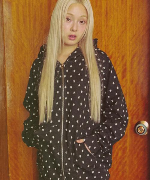 별 후드집업 (블랙)