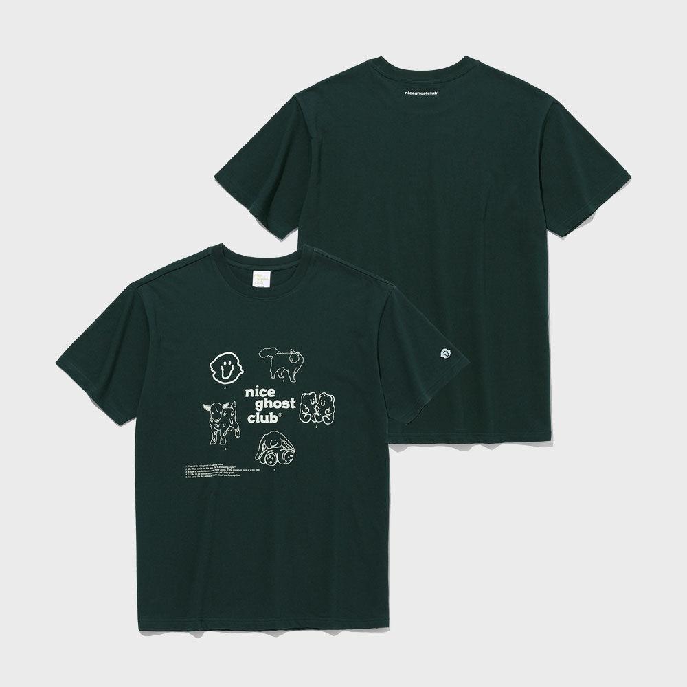 픽토리얼 티셔츠_그린(NG2CMUT501A)