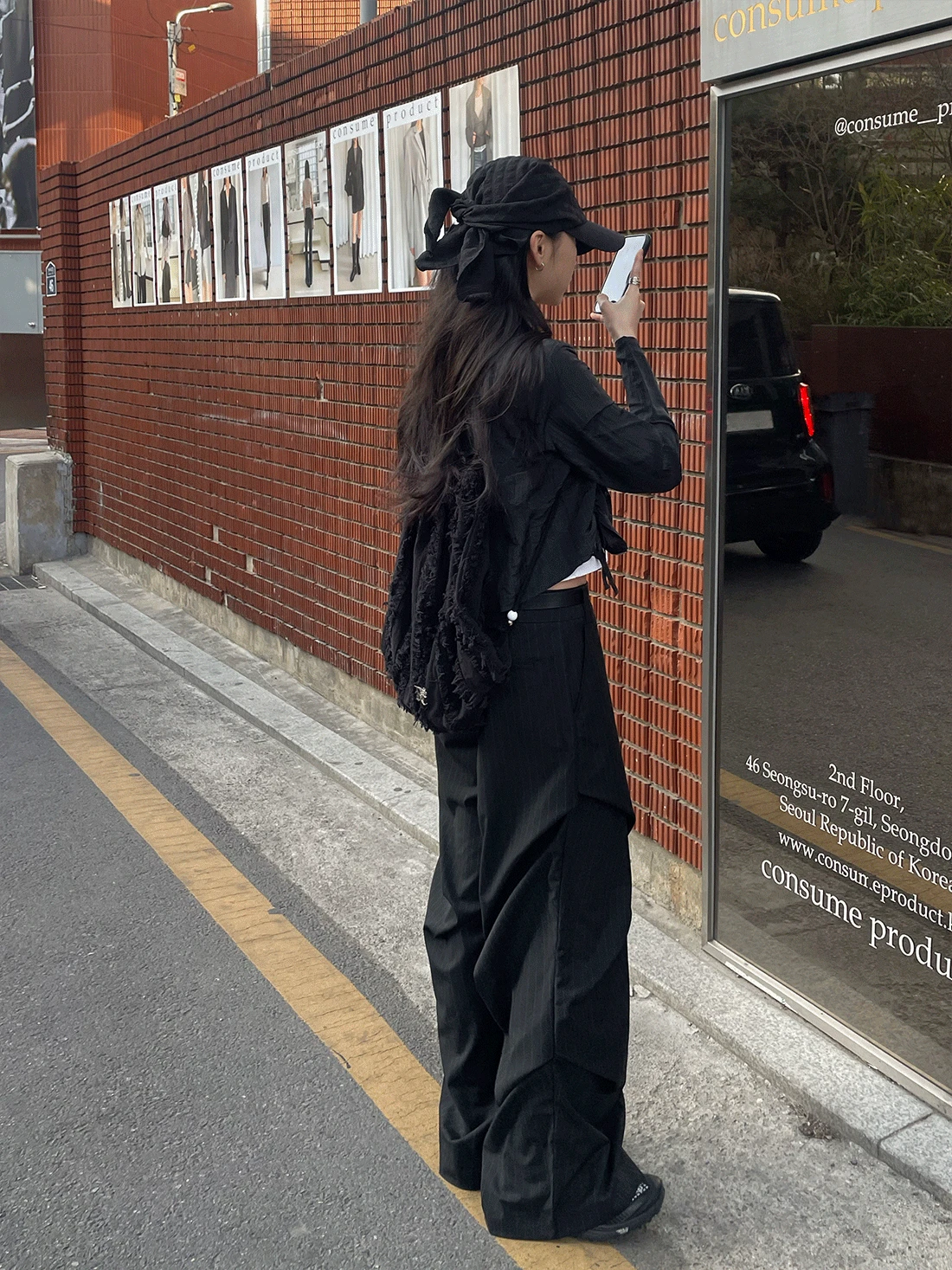 STRIPE PINTUCK SLACKS PT