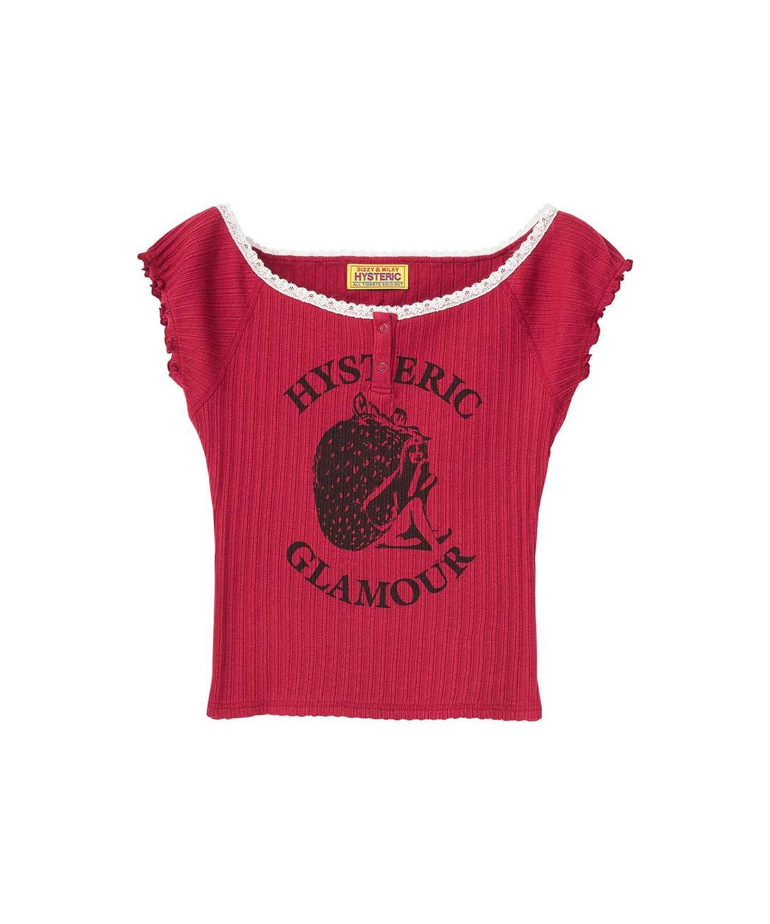 STRAWBERRY FREAK チビTシャツ|HYSTERIC GLAMOUR WOMEN | HYSTERIC GLAMOUR ONLINE STORE ヒステリックグラマーオンラインストア