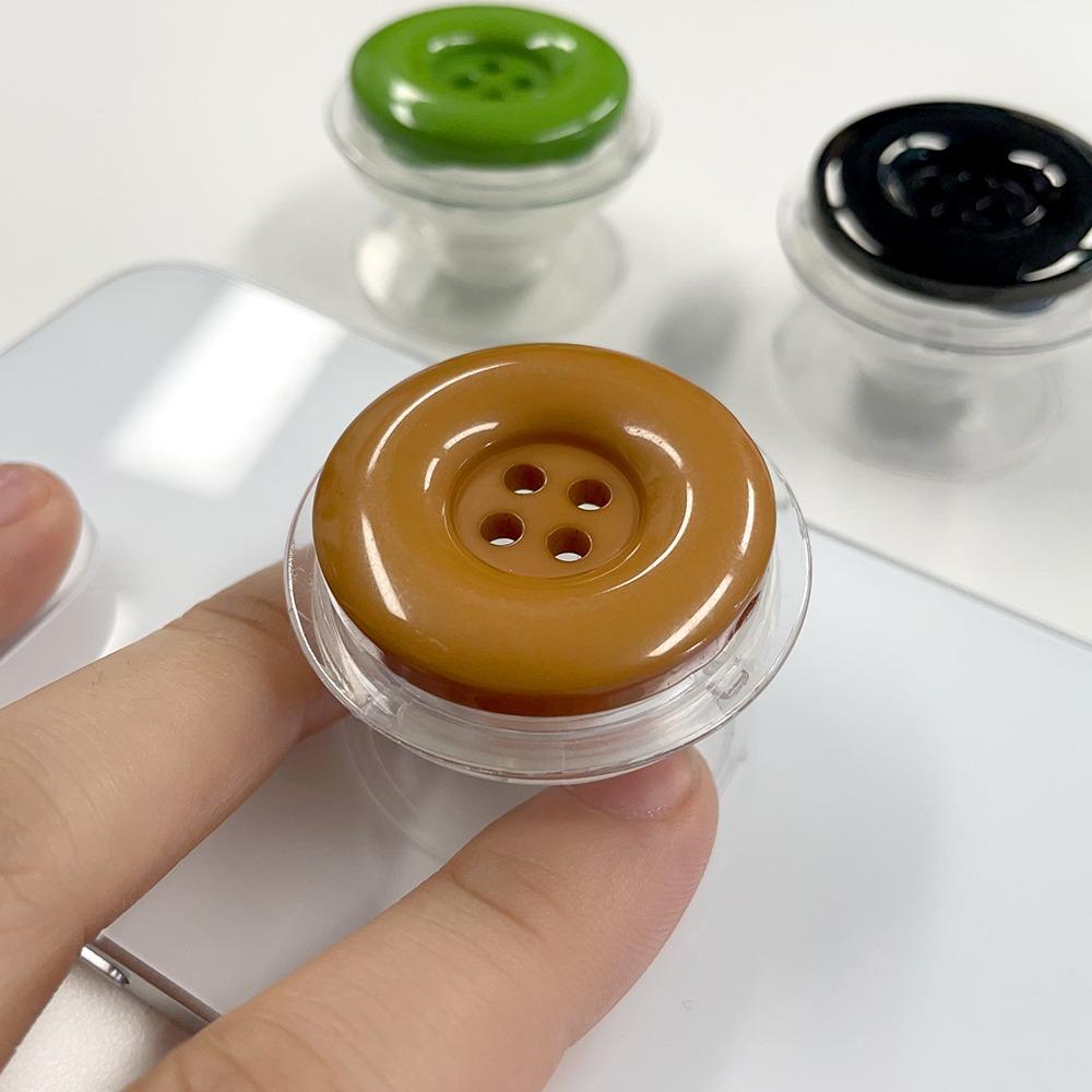 컬러 단추 모던 투명 아크릴 그립톡