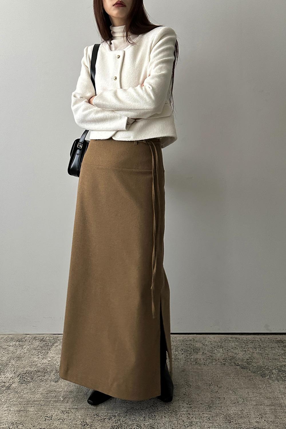 우난 티슈 스트랩 스커트 2 colors