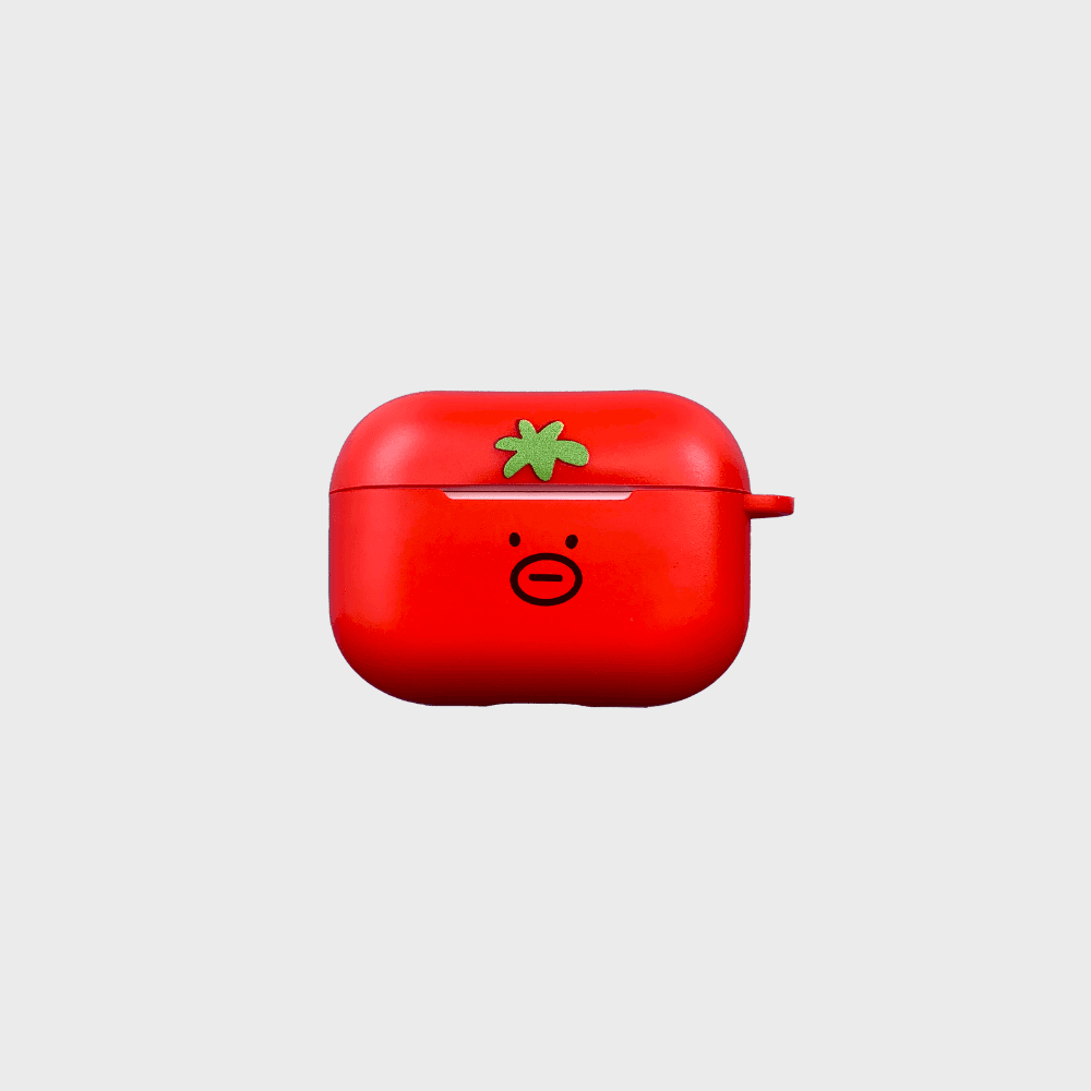 몽댕스토어 [4세대 추가]Red Tomathew airpods 웅이 아버지 토매튜 TPU 에어팟 케이스