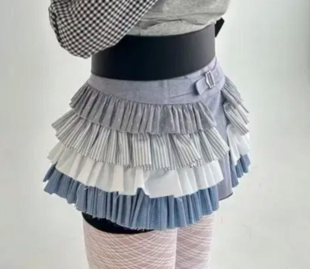 샵페어리 back buckle cancan skirt (pattern) | 후루츠패밀리