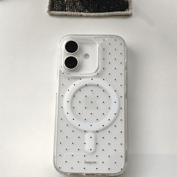 주문제작 / Black Dot Clear Case