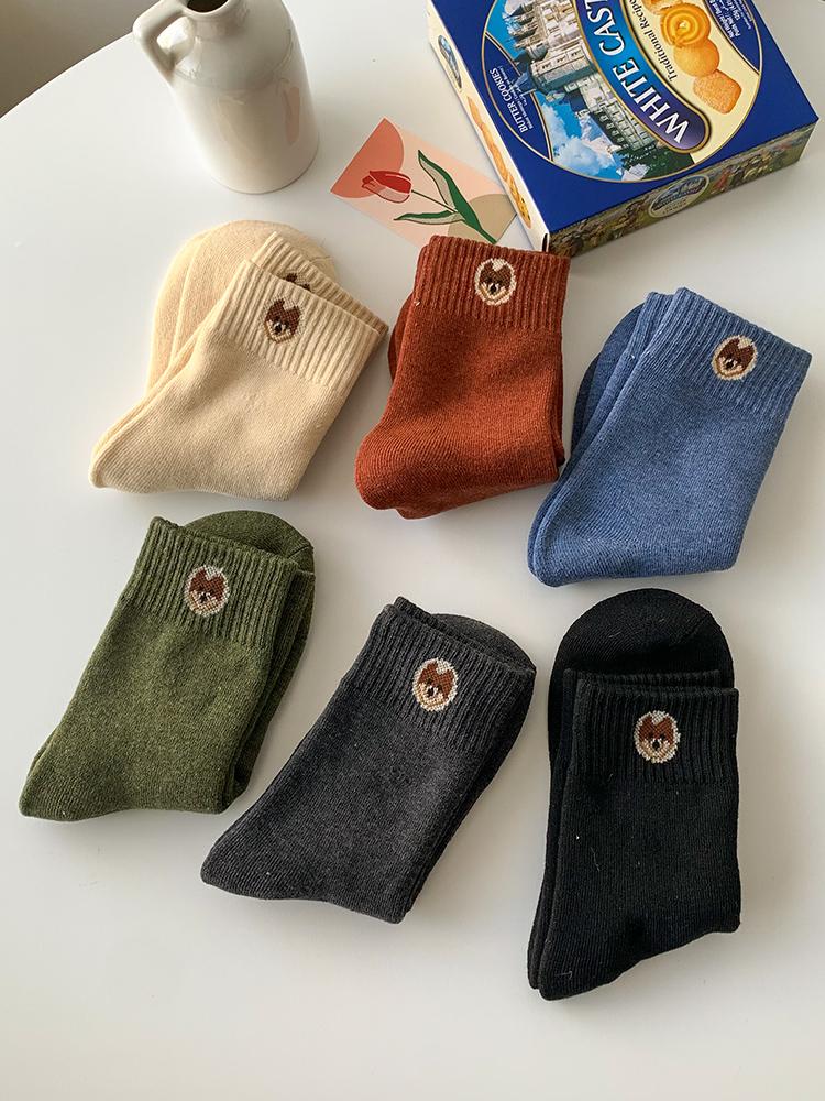 소프트 퍼피 보온 도톰한 겨울양말