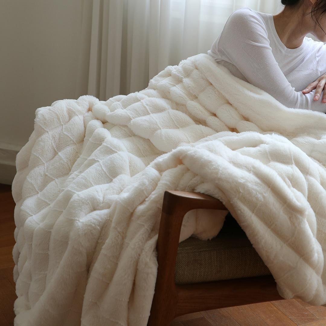 포근 밍크 극세사 블랭킷