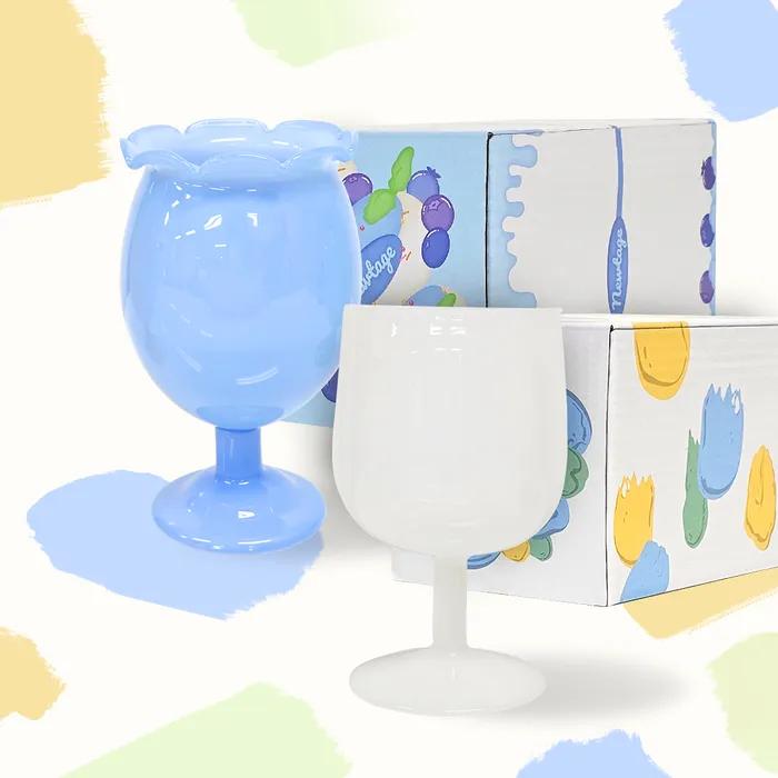 하울스홈 뉴티지 밀크글라스 3종 2p세트 3color