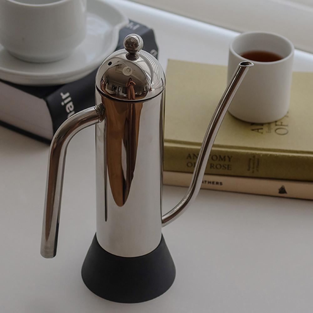 오브젠탈 레트로 스테인리스 핸드 드립 커피 포트