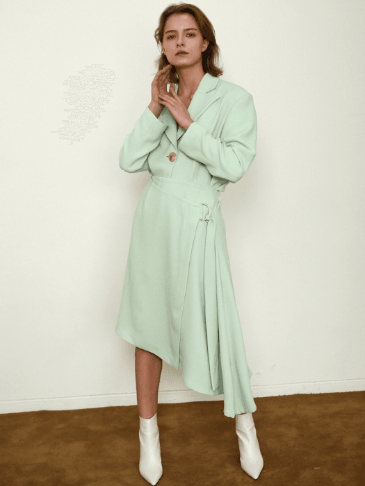 SEINE WRAP SKIRT_MINT