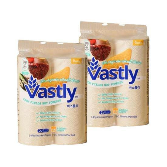 바스틀리 키친타월 2롤 2개 기획 (총4P)