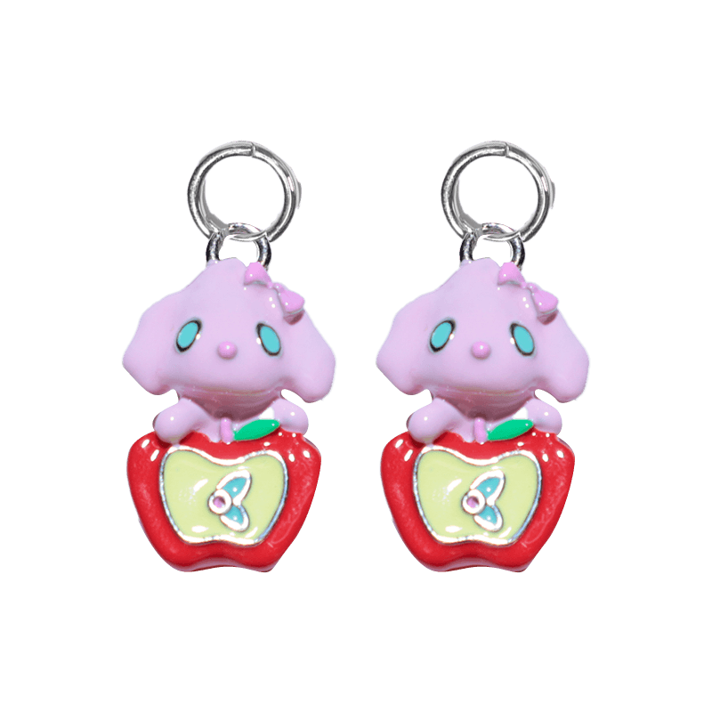 sunonebird co-branded Colourful Cute Cartoon Earrings Necklace