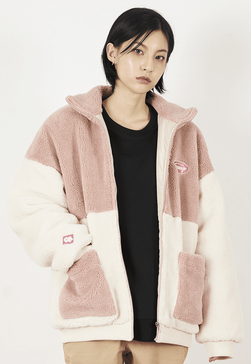 컬러 양털 후리스 자켓 (CO0030-1)
