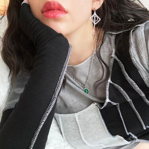 (귀찌/피어싱O) 유니콘ver2 스트릿 송곳귀걸이