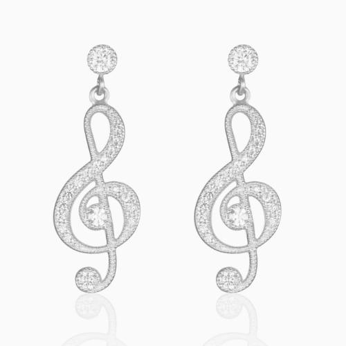 Treble Clef Earring
