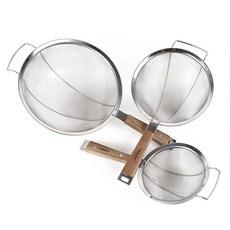 휴바트 천연 원목과 튼튼한 스테인레스 스틸 채망