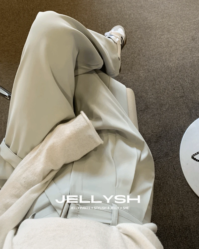 JELLYSH  젤리쉬 핀턱 벨트 슬랙스_sl  주문폭주 ❤️‍🔥프리오더 10%