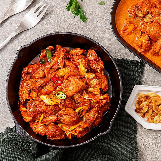 쿠캣 양념 닭갈비 2종 (200g/550g)