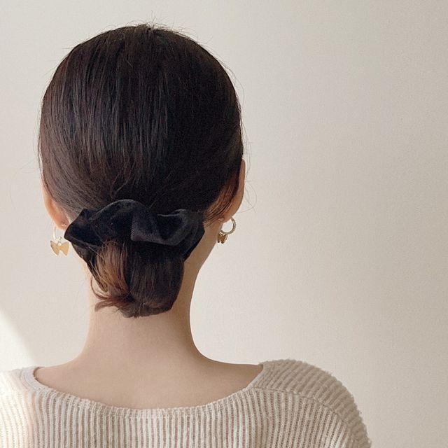 벨벳 곱창밴드 머리끈 스크런치 헤어슈슈