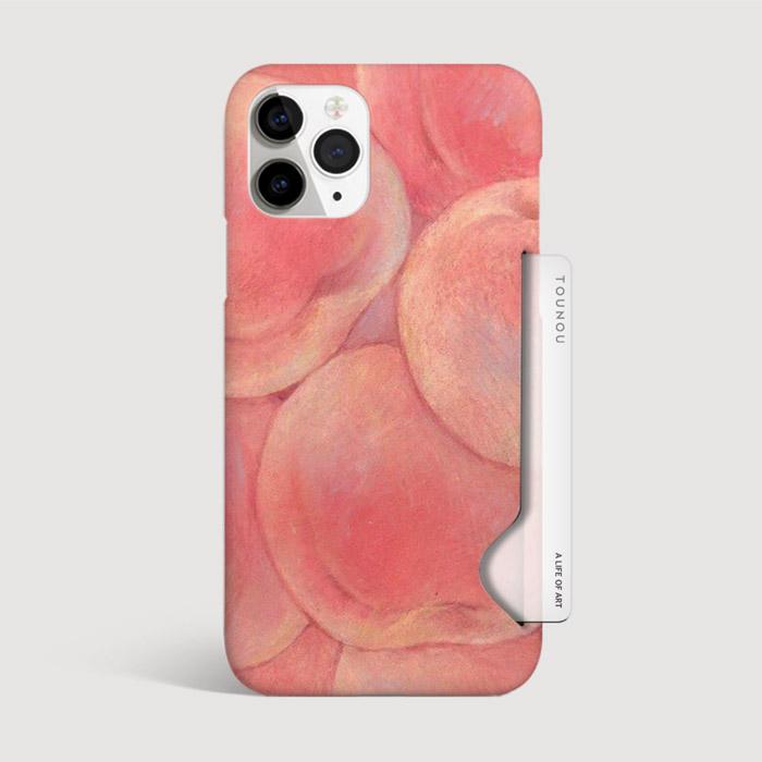 Sweet peach 카드 포켓 케이스