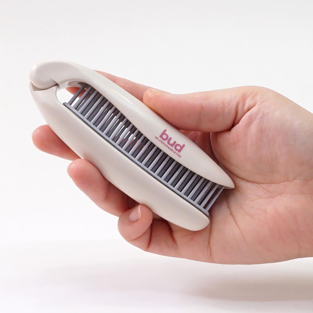 일본 BUD 정전기제거 휴대용빗 헤어 브러쉬 접이식빗 기능성 브러쉬