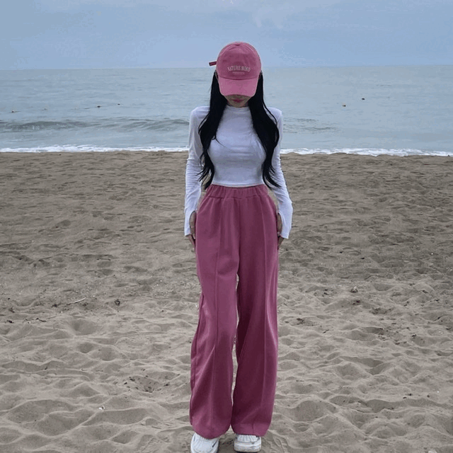Angelnumber555 AN5 bootscut folded pants - 위시버킷