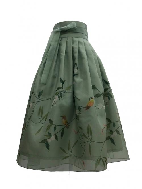 [그린] 민화 허리치마