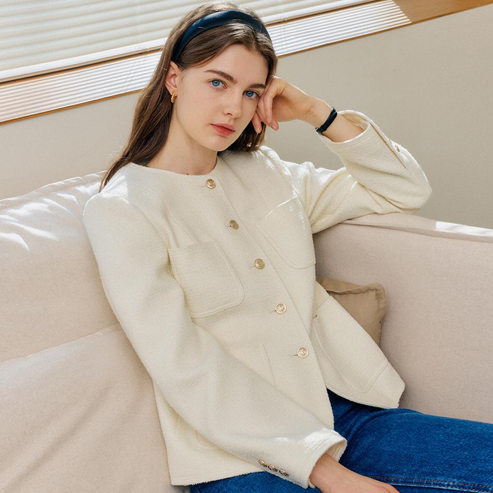 테레이 스티치 트위드 자켓 / TERREY STITCH TWEED JACKET_3colors