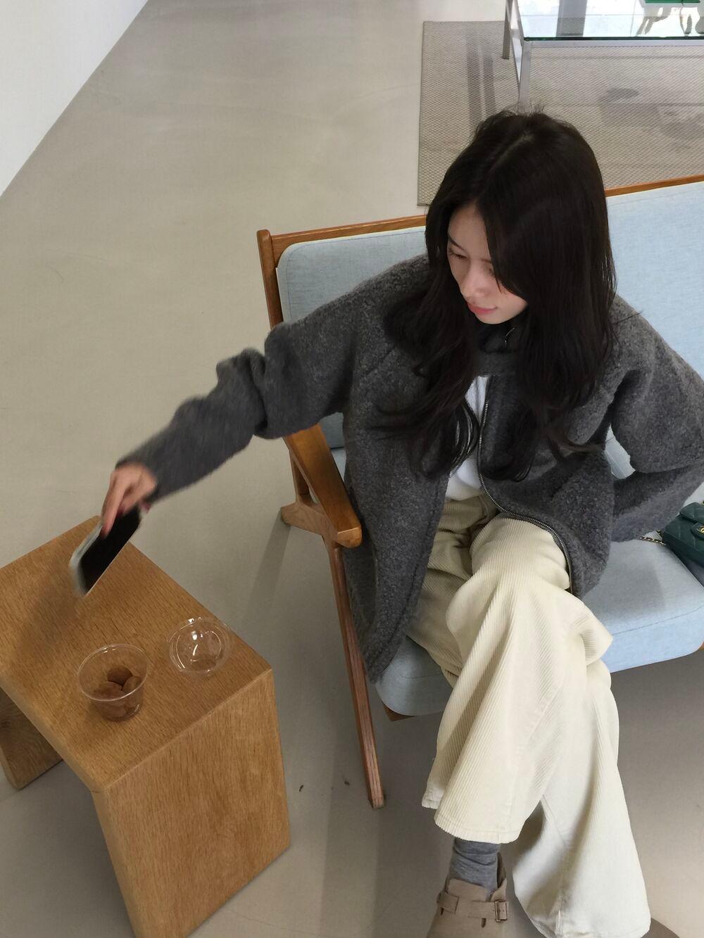 코벤 알파카 집업