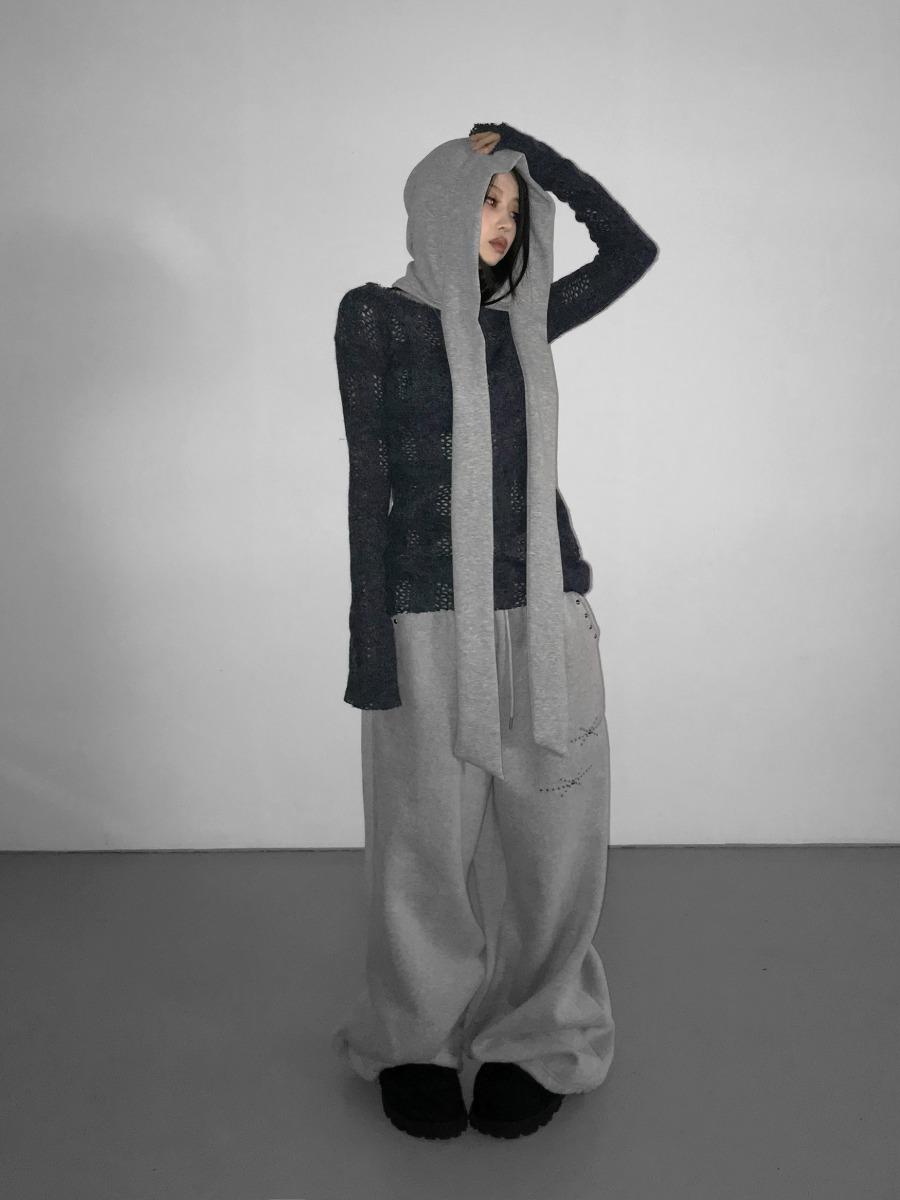 shirring long muffler(2 color)