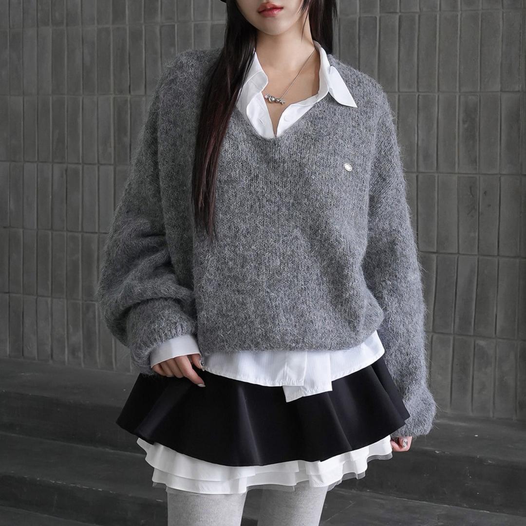 유즈루 모헤어 니트