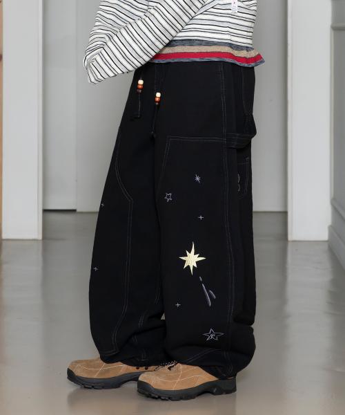 WXP078 마모리 카펜더 벌룬 팬츠 (BLACK)