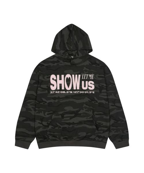 SH SHOW US MILITARY HOODIE(CHARCOAL)