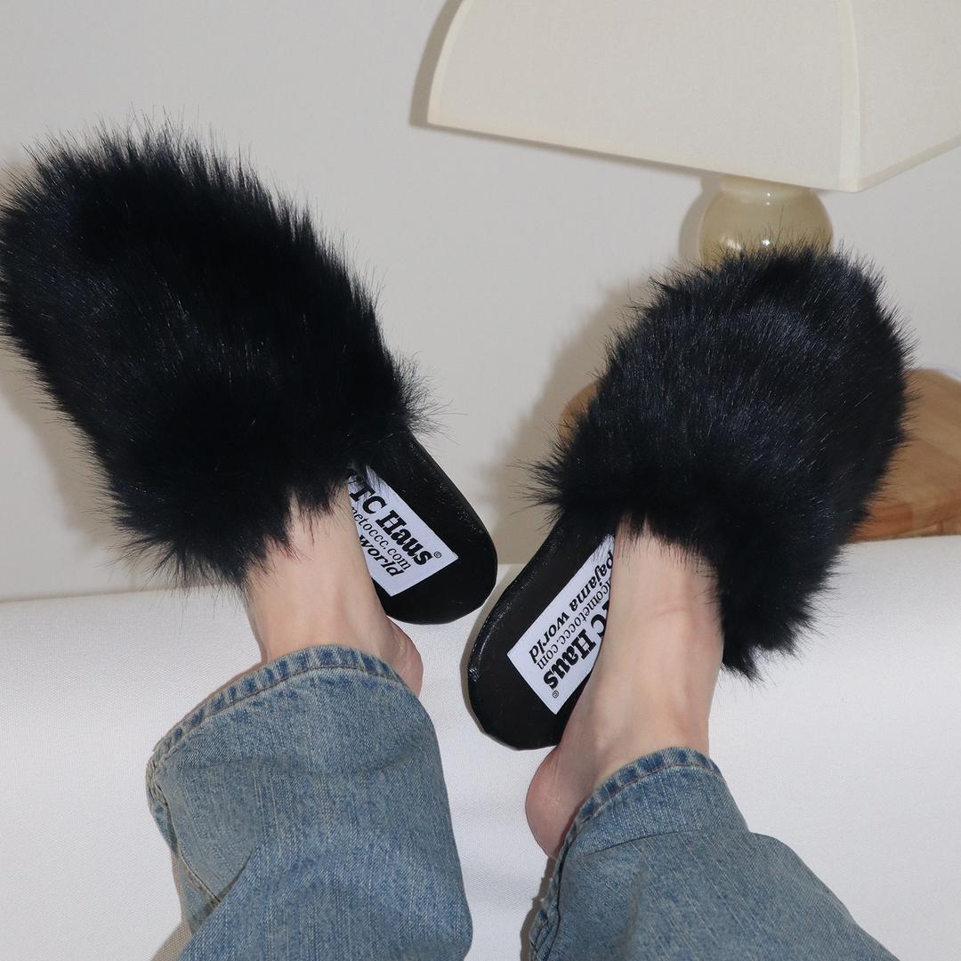 [Winter Limitied] Welcome Fur Shoes (Black)