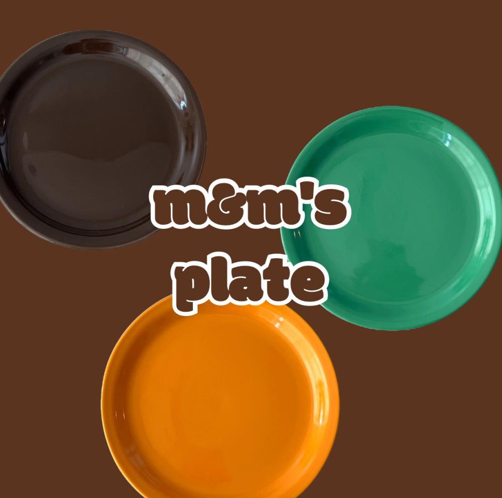 M&M’s plate