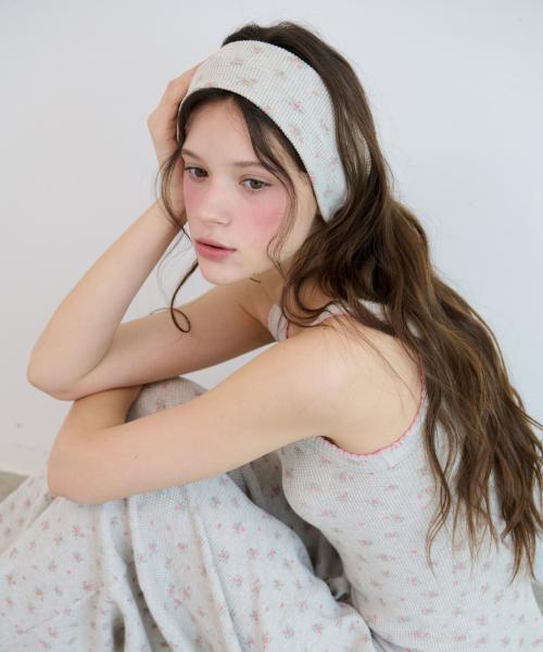 [25ss]Soft Garden Headband - Oatmeal