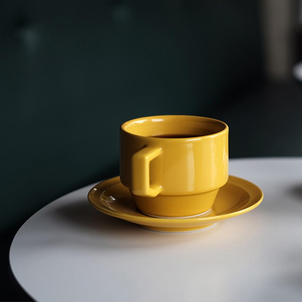 [마루히로 하사미] SEASON01 블럭 머그 앤 소서 (9color)