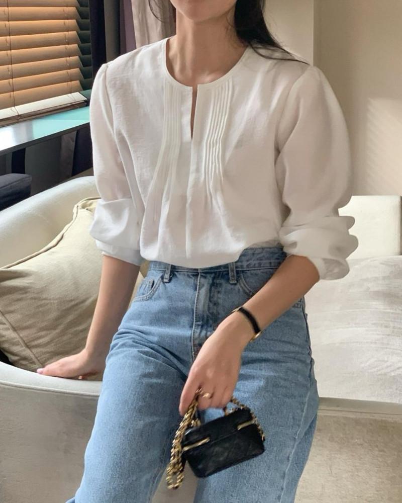 [제인쇼룸]24SS 런던레이스 에디터 블라우스