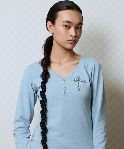 GT HOTFIX SLEEVE TEE(BLUE)