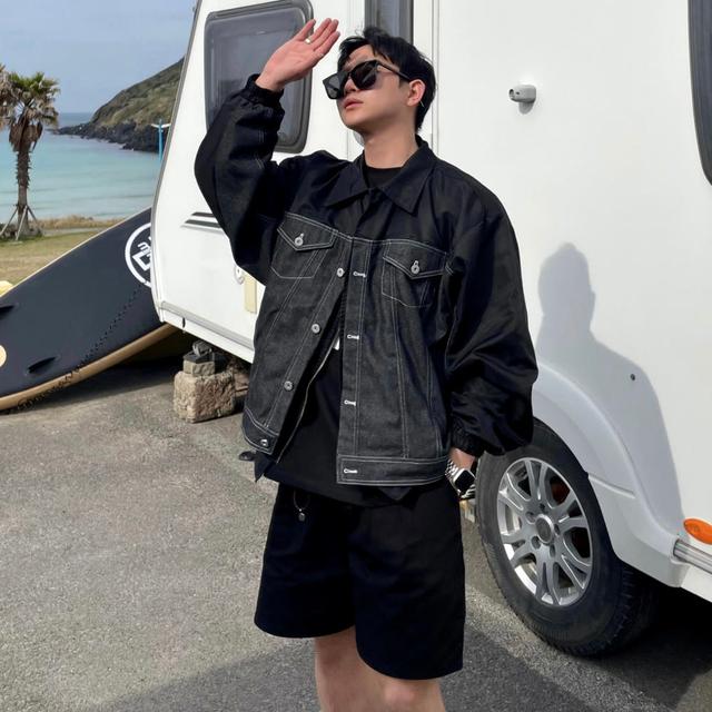 ジャケット [LABELTERR] RETRO MAILLARD BARN STYLE PILOT QUILTED JACKET EZEK retro Maillard barn style pilot quilted jacket - 위시버킷