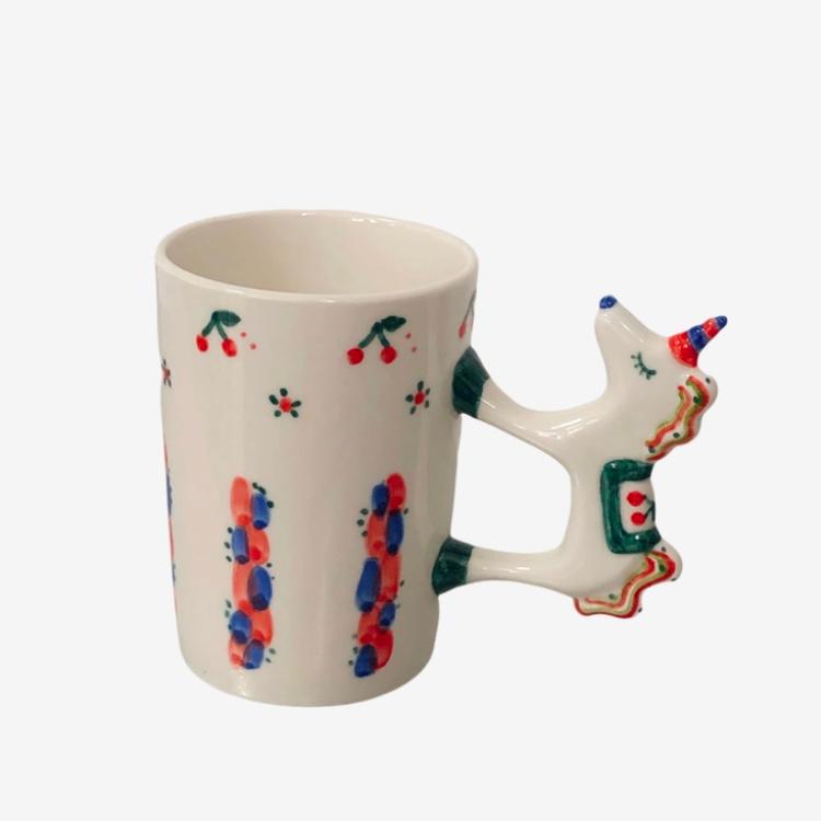 체리 유니콘머그