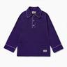 3 Button Pajama Set Up - Purple