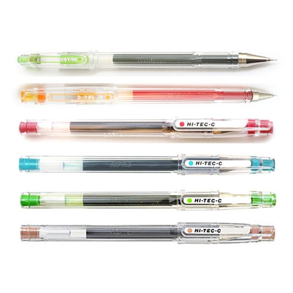 파이롯트 하이테크C 볼펜 낱색 / 중성펜 / 유러피언 / 코스메틱 / 하이테크펜