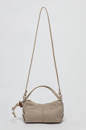 [EXCLUSIVE] Mini ridge shoulder bag(Nylon beige)