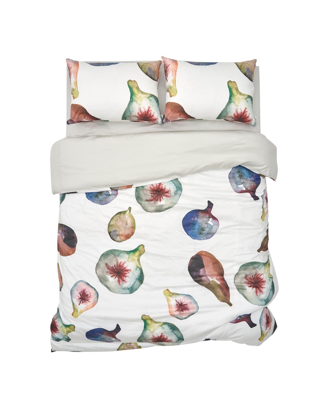 fig bedding set (white)