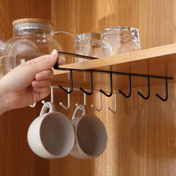 주방선반밑 컵걸이 조리도구 식기 걸이 2color