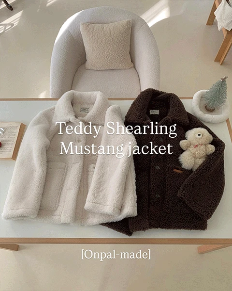 [Onpal-made] 테디 시어링 무스탕 (2 colors)